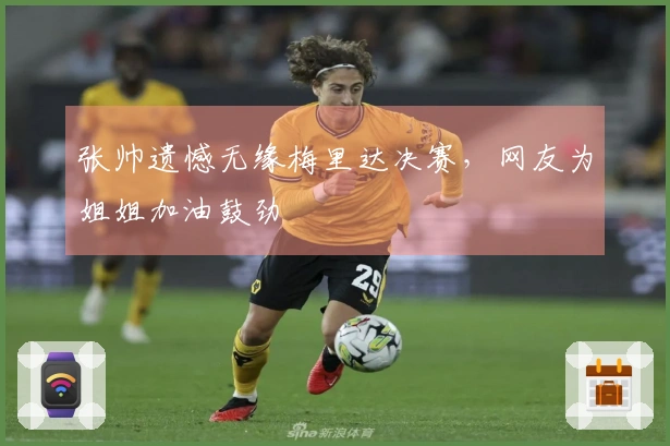 张帅遗憾无缘梅里达决赛，网友为姐姐加油鼓劲